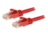 Startech 3m CAT6 Ethernet Cable, 10 Gigabit Snagless RJ45 650MHz 100W PoE Patch Cord, CAT 6 10GbE UTP Network Cable w/Strain Relief, Red, Wiring is UL Certified/TIA - Right-angle