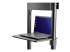 Startech Mobile TV Cart, Portable Rolling TV Stand for 37-70" VESA Display (154lb/70kg), with Shelf & Storage Compartment, Rotate/Tilt Display, Universal TV Mount on Casters/Wheels - Close up