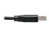 Eaton Tripp Lite Series USB-C to USB-A Cable (M/M), Right-Angle C, USB 3.2 Gen 1 (5 Gbps), Thunderbolt 3 Compatible, 3 ft. (0.91 m) - Close up