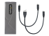 Startech USB-C 10Gbps to M.2 NVMe or M.2 SATA SSD Enclosure, Tool-free M.2 PCIe/SATA NGFF SSD Enclosure, Portable Aluminum Case, USB Type-C & USB-A Host Cables, For 2230/2242/2260/2280 - Top
