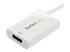 StarTech.com USB C to HDMI 2.0 Adapter with Power Delivery, 4K 60Hz USB Type-C to HDMI Display/Monitor Video Converter, 60W PD Pass-Through Charging Port, Thunderbolt 3 Compatible, White - Close up