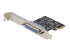 StarTech.com 1-Port Parallel PCIe Card, PCI Express to Parallel DB25 LPT Adapter Card, Desktop Expansion Controller for Printer, SPP/ECP - Left-angle