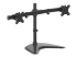 Fellowes Professional Series Free-standing Dual Horizontal Monitor Arm - Left-angle
