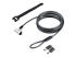 StarTech.com Laptop cable lock 6Ft Compatible With Noble Wedge; Laptop Cable Lock, 6Ft (2m), Anti-Theft Keyed Lock, Security Cable Lock For Dell XPS/Latitude, Cut-Resistant Steel Cable Lock For Laptop (NBLWK-LAPTOP-LOCK) - Right-angle