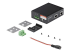 StarTech.com Industrial Gigabit PoE Injector, High Speed/High Power 90W, 802.3bt PoE++ 48V-56VDC DIN Rail UPoE/Ultra Power Over Ethernet Injector Adapter, -40C to +75C, Rugged, Gigabit PoE - Left-angle