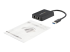 Startech USB 3.0 to Dual Port Gigabit Ethernet Adapter w/ USB Port - Left-angle