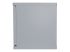 Intellinet Network Cabinet, Wall Mount (Standard), 6U, Usable Depth 265mm/Width 239mm, Grey, Assembled, Max 60kg, Metal & Glass Door, Back Panel, Removeable Sides, Suitable also for use on desk or floor, 10",Parts for wall install (eg screws/rawl plugs) not included - Left side