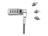 DICOTA - Security cable lock - Close up