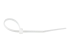Startech 10cm(4") Cable Ties, 2mm(1/16") wide, 22mm(7/8") Bundle Diameter, 8kg(18lb) Tensile Strength, Nylon Self Locking Zip Ties with Curved Tip, 94V-2/UL Listed, 1000 Pack, White - Top