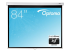 Optoma Panoview Pull Down Manual with CSR DS-9084PMG+ - Front