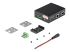 StarTech.com Industrial Gigabit Ethernet PoE Injector, 30W 802.3at PoE+ Midspan 48V-56VDC DIN Rail Power Over Ethernet Injector Adapter, -40C to +75C Cameras/Sensors/WiFi Access, 30W PoE - Left-angle