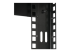 StarTech.com 8U 19" Wall Mount Network Rack, Adjustable Depth 12-20" 2 Post Open Frame Server Room Rack for AV/Data/ IT Communication/Computer Equipment/Switch with Cage Nuts & Screws - Close up