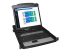 Eaton Tripp Lite Series 16-Port IP KVM Switch Rack Console w/ 19" LCD 1U - Left-angle