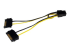 StarTech.com 6in SATA Power to 6 Pin PCI Express Video Card Power Cable Adapter - Right-angle