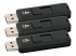 V7 VF24GAR-3PK-3E - USB flash drive - Left side