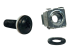 Eaton Tripp Lite Series Rack Enclosure Square Hole Hardware M5 Screws & Washers 50PC - Left-angle