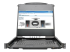 Eaton Tripp Lite Series NetDirector 8-Port Rackmount Console HDMI KVM Switch 17" LCD IP Remote Access - Front