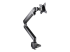 StarTech.com Desk Mount Monitor Arm with 2x USB 3.0 ports, Slim Full Motion Adjustable Single Monitor VESA Mount up to 17.6lbs (8kg) Display, Ergonomic Articulating Arm, Desk Clamp/Grommet - Back