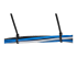 StarTech.com 8"(20cm) Cable Ties, 2-1/8"(55mm) Dia, 50lb(22kg) Tensile Strength, Nylon Self Locking Zip Ties, UL Listed, 1000 Pack, Black (CBMZT8BK) - Front
