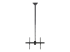 StarTech.com Ceiling TV Mount - Front