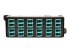 Eaton Tripp Lite Series 10GbE High Density Pass-Through Cassette 12 LC Duplex Connection - Back