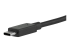 StarTech.com 3ft/1m USB C to DisplayPort 1.2 Cable 4K 60Hz, USB-C to DisplayPort Adapter Cable HBR2, USB Type-C DP Alt Mode to DP Monitor Video Cable, Compatible with Thunderbolt 3, Black - Close up