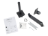 Ergotron NX - Mounting kit (articulating arm, arm assembly, attachment hardware, base, pole, pivot) - Left-angle
