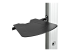StarTech.com Dual TV Cart for 37-60in VESA TVs up to 110lb (50kg) each, Height Adjustable TV Mount, Mobile Display Cart w/ Webcam & Equipment Shelves, Lockable Casters, TV Cart on Wheels - Close up