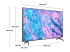 Samsung HG65CU700EU - 65" Diagonal Class HCU7000 Series LED-backlit LCD TV - Left-angle