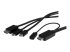 StarTech.com 6ft USB-C, HDMI or Mini DisplayPort to HDMI Adapter Cable - Close up