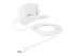 StarTech.com USB C Wall Charger, USB C Laptop Charger 60W PD, 6ft/2m Cable, Universal Compact Type C Power Adapter, Dell XPS/Lenovo X1 Carbon, HP EliteBook, MacBook, USB IF/CE Certified - Left-angle