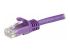 Startech 5m CAT6 Ethernet Cable, 10 Gigabit Snagless RJ45 650MHz 100W PoE Patch Cord, CAT 6 10GbE UTP Network Cable w/Strain Relief, Purple, Wiring is UL Certified/TIA - Close up