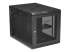 StarTech.com 12U 19" Wall Mount Network Cabinet, 4 Post 24" Deep Hinged Server Room Data Cabinet- Locking Computer Equipment Enclosure with Shelf, Flexible Vented IT Rack, Pre-Assembled - Left-angle
