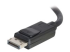 C2G 3ft Ultra High Definition DisplayPort Cable with Latches - Close up