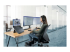 Kensington SmartFit Space-Saving Dual Monitor Arm - Left-angle