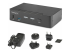 StarTech.com 2-Port DisplayPort KVM Switch, 8K 60Hz / 4K 144Hz, Single Display, DP 1.4, 2x USB 3.0 Ports, 4x USB 2.0 HID Ports, Push-Button & Hotkey Switching, TAA Compliant - Right-angle