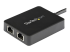 StarTech.com USB 3.0 to Dual Port Gigabit Ethernet Adapter w/ USB Port - Close up