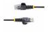 Startech 2.5m Slim LSZH CAT6 Ethernet Cable, 10 Gigabit Snagless RJ45 100W PoE Patch Cord, CAT 6 10GbE UTP Network Cable w/Strain Relief, Black, ETL/Low Smoke Zero Halogen - Multi-angle