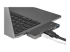 StarTech.com USB C Multiport Adapter for MacBook Pro/Air, USB Type-C to 4K HDMI, 100W Power Delivery Pass-through Charging, SD/MicroSD Slot, 2-Port USB 3.0 Hub, Portable USB-C Mini Dock - Left-angle