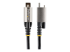 StarTech.com 3ft 1m Top Screw Locking USB C Cable 10Gbps, USB 3.1/3.2 Gen 2 Type-C Cable, 100W (5A) Power Delivery Charging, DP Alt Mode, Single Screw Lock, USB-C to C Cord, Charge/Sync - Front