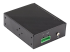 StarTech.com PoE+ Industrial Fiber to Ethernet Media Converter 60W, SFP to RJ45, Singlemode/Multimode Fiber to Copper Gigabit Ethernet, Compact, IP-30/ -40 to +75C, PoE+ Media Converter - Left-angle