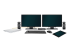 2-Power USB 3.0 Dual Display Docking Station - Front