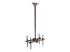 StarTech.com Dual TV Ceiling Mount, Back-to-Back Heavy Duty Hanging Dual Screen Mount with Adjustable Telescopic 3.5' to 5' Pole, Tilt/Swivel/Rotate, VESA Bracket for 32?-75" Displays - Left-angle