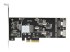 StarTech.com 8 Port SATA PCIe Card, PCI Express 6Gbps SATA Expansion Card with 4 Host Controllers, SATA PCIe Controller Card, PCI-e x4 Gen 2 to SATA III Adapter Card, Drive Cables Incl. - Front