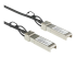 StarTech.com Dell EMC DAC-SFP-10G-1M Compatible 1m 10G SFP+ to SFP+ Direct Attach Cable Twinax, 10GbE SFP+ Copper DAC 10 Gbps Low Power Passive Mini GBIC/Transceiver Module DAC, SFP+ Cable (DACSFP10G1M) - Left-angle