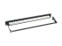 Eaton Tripp Lite Series 24-Port Cat6a Patch Panel Feedthrough Rackmount RJ45 Ethernet 1U - Back