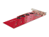 StarTech.com Quad M.2 PCIe Adapter Card, x16 Quad NVMe or AHCI M.2 SSD to PCI Express 4.0, Up to 7.8GBps/Drive, For 2242/2260/2280/22110mm PCIe M-Key M2 SSDs, Bifurcation Required - Top