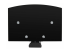Startech Dual Floating Wall-Mounted AV Shelves, Adjustable Height Shelf For Under TV, Organize A/V Equipment On Black Tempered Glass Shelves - Top