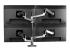 Ergotron LX - Mounting kit (dual stacking arm, tall pole) - Back