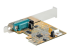 StarTech.com PCI Express Serial Card, PCIe to RS232 (DB9) Serial Interface Card, PC Serial Card with 16C1050 UART, Standard or Low Profile Brackets, COM Retention, For Windows & Linux - Right-angle